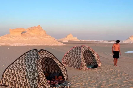 WHITE DESERT CAMPING